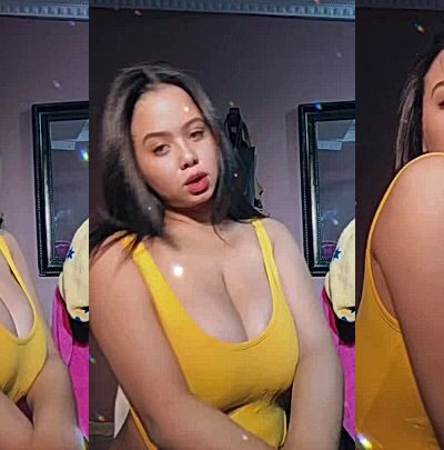 AudryAdames yellow shirt tease