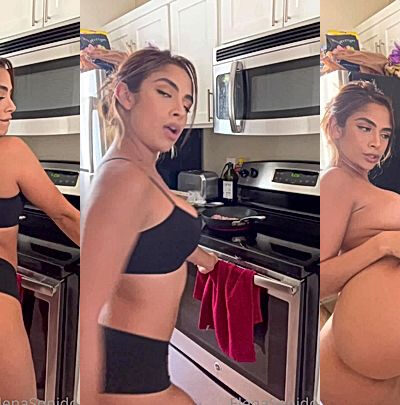 Alex Elena nude masturbation in the kitchen onlyfans leaks video