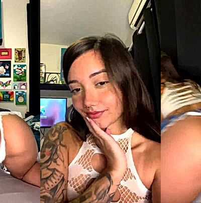 hot Brazilian babe Biatrois teasing her hot body