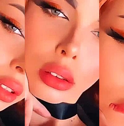 Amanda Welp showing her pretty face