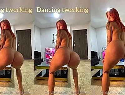 Maria Del Mar twerkng her big ass