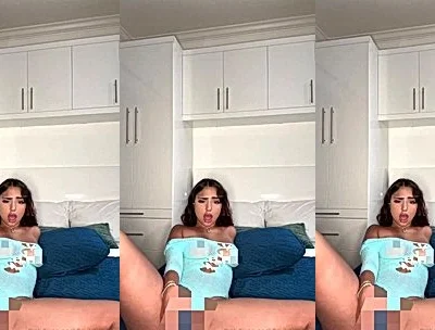 layladeline masturbating in her blue bodysuit