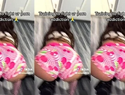 layladeline showing off her big ass in the gym