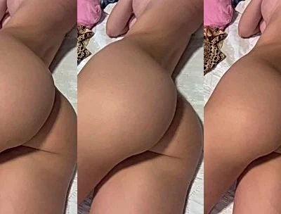 Giulia Rosa teasing her naked big ass in bed video leaked