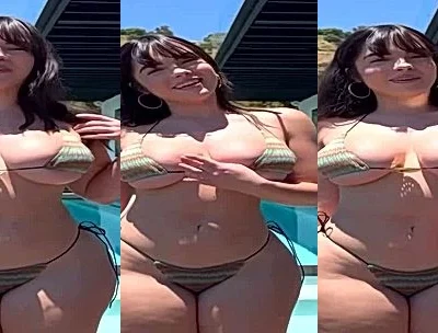 Salome Munoz teasing her hot thicc body in her bikini