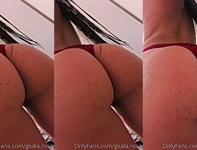 Giulia Rosa twerking her big butt for the camera