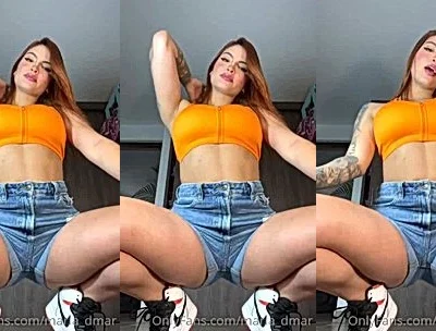 Maria Del Mar dancing in her sexy jeans