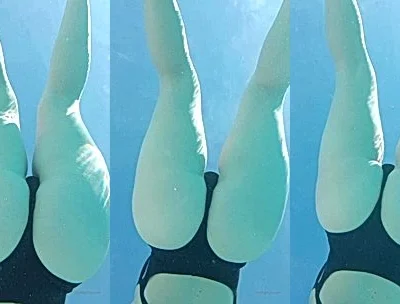 Puertoricanlexy teasing her booty underwater