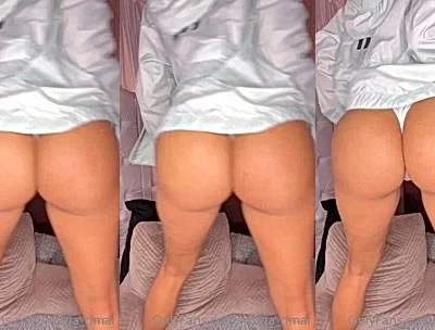 Maria Del Mar twerking her big booty in the bedroom