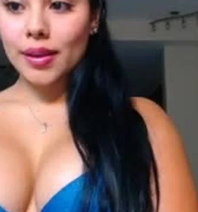 Steffy moreno teasing her hot body in her blue lingerie