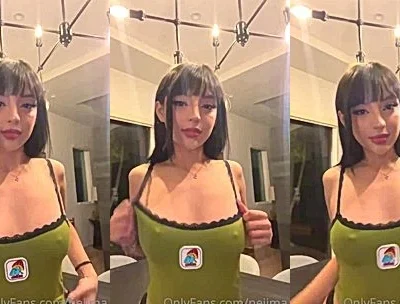 Neiima teasing her naked tits in her sexy top