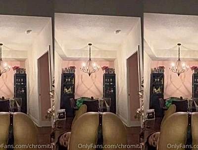 Chromazz twerking her big ass in her black panties