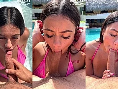 Melztube sucking and fucking in her bikini