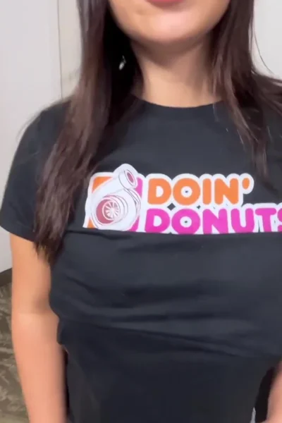 donkin donuts employee Melztube gets pounded by a big cock