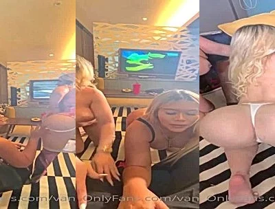 Dezii Gonzalez two thicc latinas ffm threesome at hotel room