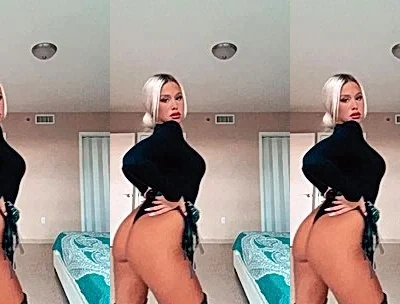 Agusanon teasing her booty in her sexy dress