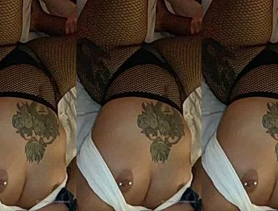 OnlyDany teasing her thicc body in fishnet