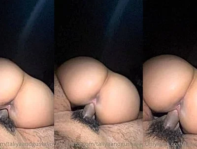 Taliyaandgustavo reverse riding a big cock midnight quickie