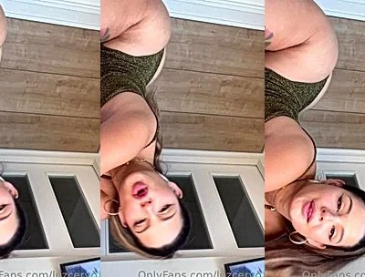 hot Latina Luz Cervo teasing her big booty in sexy bodysuit