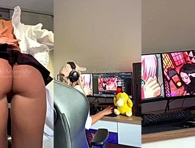 Agusanon teasing her naked big booty