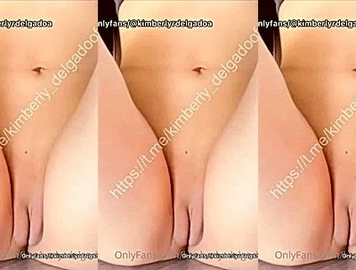 Kimberly delgado playing with her naked pussy