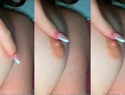 Luz Cervo teasing her pink nipple