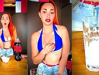 Nicole Block teasing her big tits