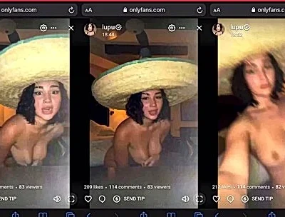 LupuWellness teasing her naked body during livestream