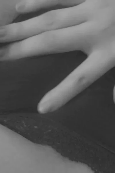 Belindanohemy playing with her pussy in black panties