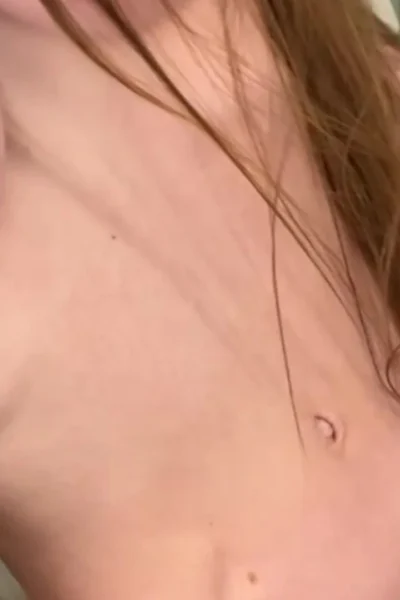 Anllela Sagra teasing her naked perky tits in bathroom