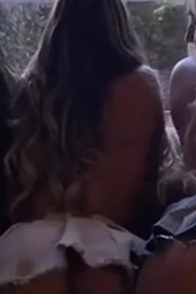 Danielley Ayalaa three sexy teens teasing their big butts in short skirt