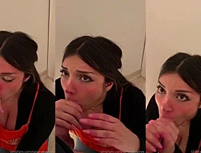 Katiana Kay sucking and fucking in her apron