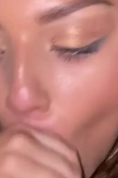 Katiana Kay deepthroat sucking a big hard cock