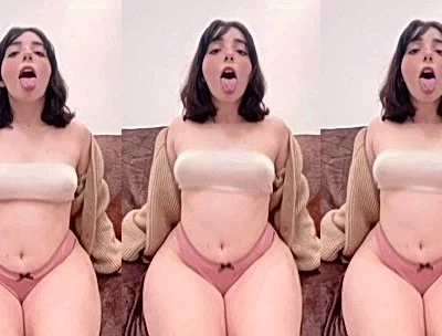 Defiantpanda teasing her thicc body wearing panties