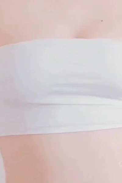 Defiantpanda teasing her perky tits in white top